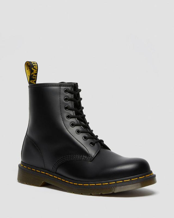 Boots 1460 en cuir Smooth à lacets Noir