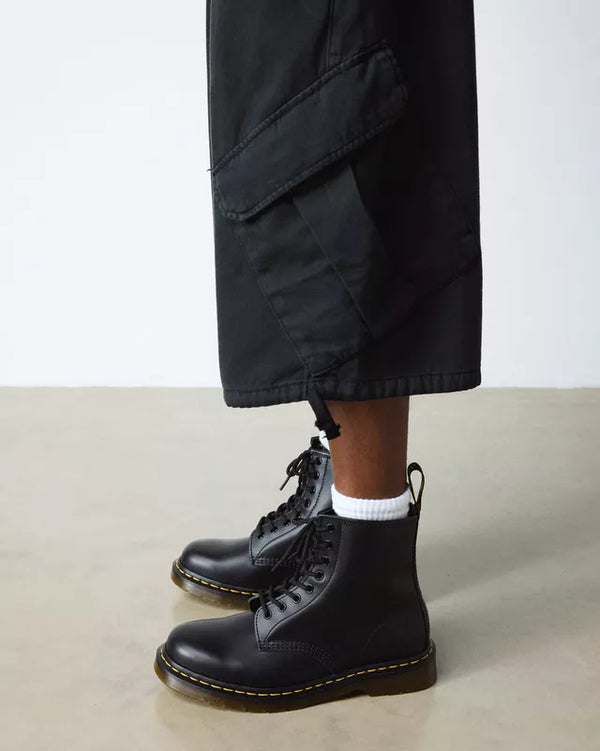 Boots 1460 en cuir Smooth à lacets Noir