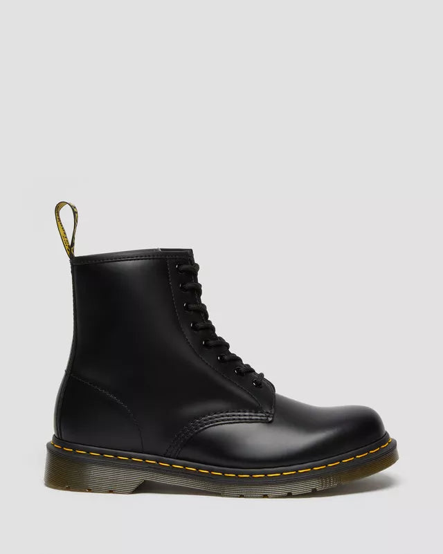 Boots 1460 en cuir Smooth à lacets Noir