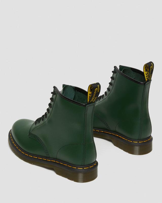 Boots 1460 en cuir Smooth à lacets Vert