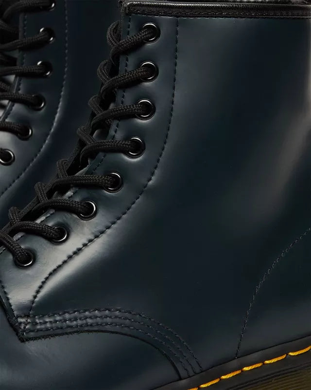Boots 1460 en cuir Smooth à lacets Bleu marine