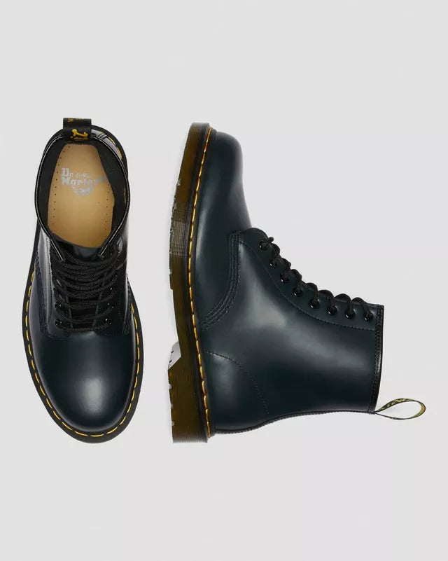 Boots 1460 en cuir Smooth à lacets Bleu marine