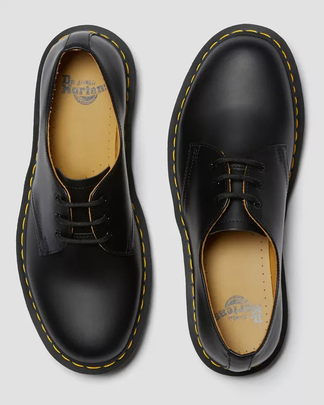Chaussures 1461 noir en cuir Smooth