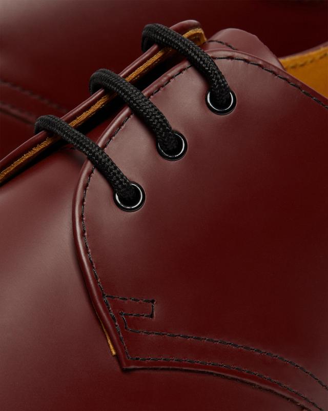 Chaussures 1461 Rouge en cuir Smooth