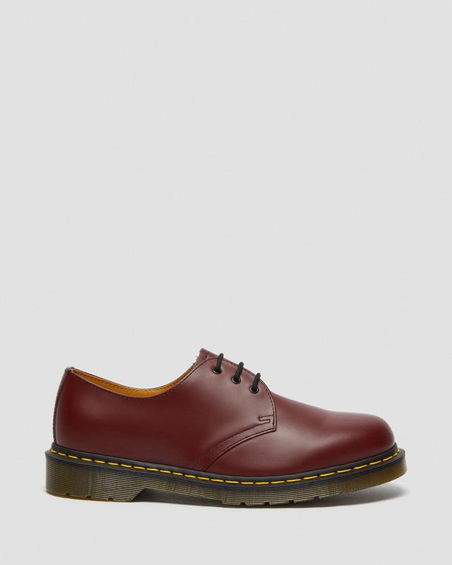 Chaussures 1461 Rouge en cuir Smooth