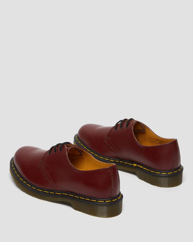 Chaussures 1461 Rouge en cuir Smooth