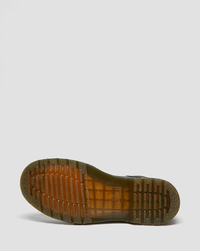 Chelsea boots 2976 Noir à surpiqûre jaune en cuir lisse