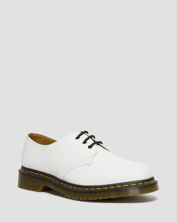Chaussures 1461 Blanc en cuir Smooth