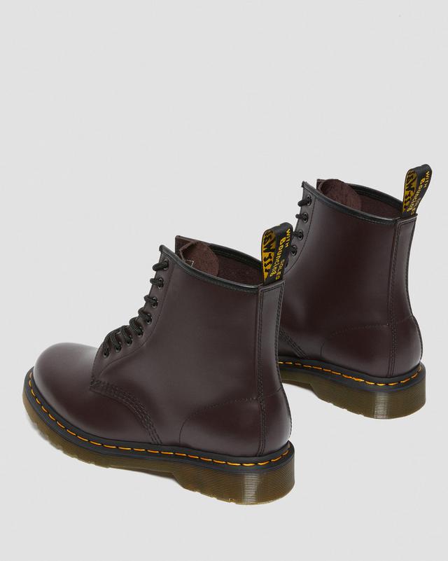 Boots 1460 en cuir Smooth à lacets Bordeaux