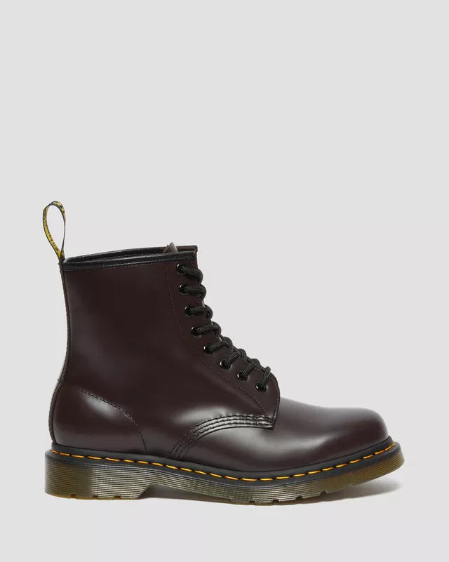 Boots 1460 en cuir Smooth à lacets Bordeaux