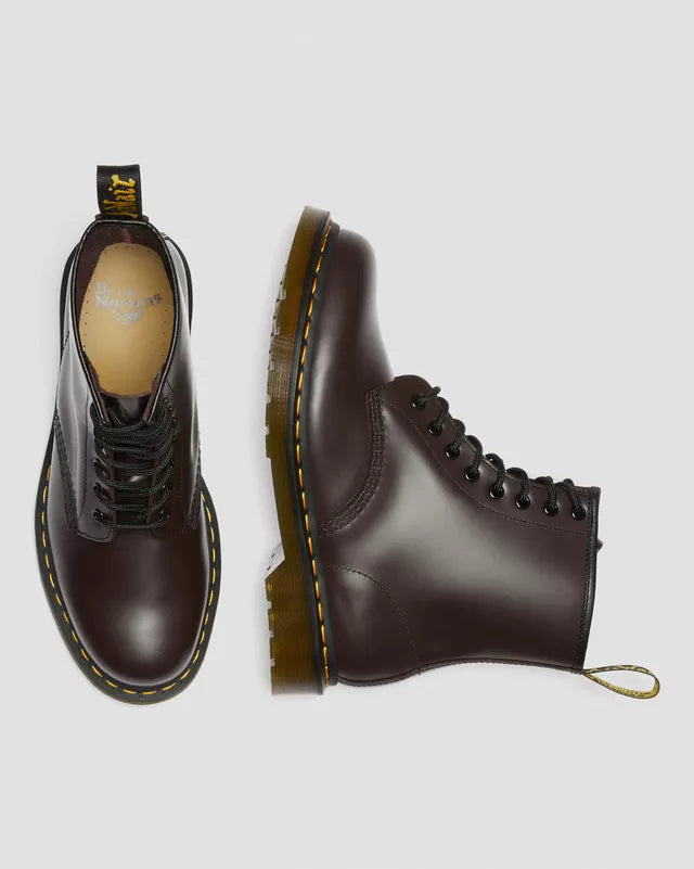 Boots 1460 en cuir Smooth à lacets Bordeaux